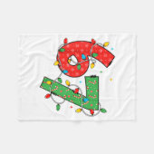 67 Meme Six Seven Brain Rot 6-7 Christmas Lights F Fleece Deken (Voorkant (Horizontaal))
