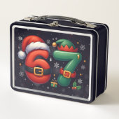 67 Meme Six Seven Bruh Funny Christmas 6 7 (Voorkant)