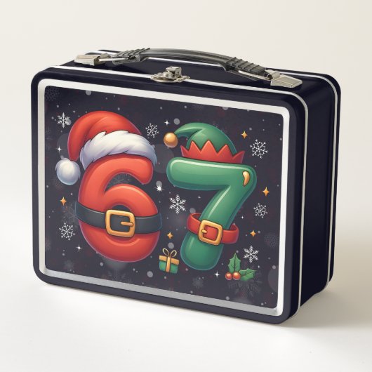 67 Meme Six Seven Bruh Funny Christmas 6 7 (Voorkant)