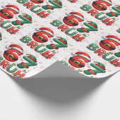 67 Meme Six Seven Bruh Funny Christmas 6 7 Cadeaupapier (Hoek)