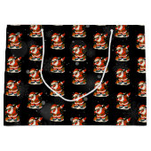 67 Meme Six Seven Bruh Funny Christmas 6 7 Groot Cadeauzakje (Voorkant)