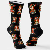 67 Meme Six Seven Bruh Funny Christmas 6 7 Sokken (Gebogen)