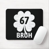 67 Meme Six Seven Bruh Funny St Patrick's Day Klav Muismat (Met muis)