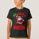67 Meme Six Seven Bruh Santa Baseball Funny Christ T-shirt (Voorkant)
