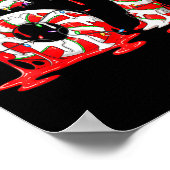 67 Meme Six Seven Candy Canes Drip Christmas Pajam Poster (Hoek)