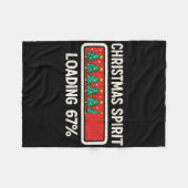 67 Meme Six Seven Christmas Spirit Loading Gen Z A Fleece Deken (Voorkant (Horizontaal))