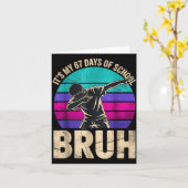 67 Meme Six Seven Dabbing Boy It's My 67 Days Of S Kaart (Gele Bloem)