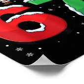 67 Meme Six Seven Dabbing Santa 6 7 Funny Christma Poster (Hoek)