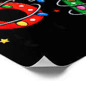 67 Meme Six Seven Funny Christmas Pajamas Boys Gir Poster (Hoek)