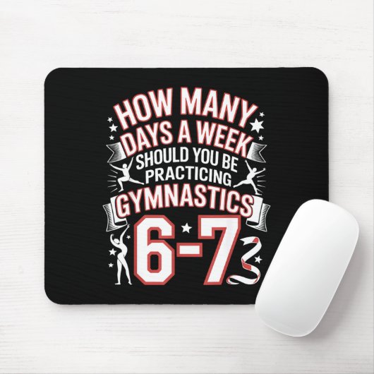 67 Meme Six Seven Funny How Many Days Gymnastics  Muismat (Met muis)