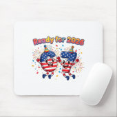 67 Meme Six Seven Funny New Year 2026 Party Men Wo Muismat (Met muis)