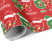 67 Meme Six Seven Gen Alpha Christmas Cadeaupapier (Rol Hoek)