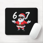 67 Meme Six Seven Number 6 7 Santa Xmas Christmas  Muismat (Met muis)