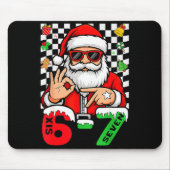 67 Meme Six Seven Santa Xmas Christmas Men Women B Muismat (Voorkant)