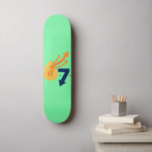 67 Meme Skateboard - Minimalistische Kinetische En