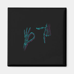 67 Meme Skelet Hand 6 7 Halloween Zes Zeven Grappi Magneet
