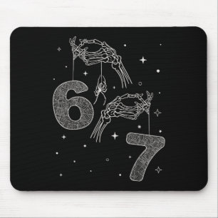 67 Meme Skelet Hand Grappig Halloween Zes Zeven Ti Muismat
