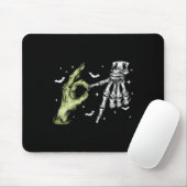67 Meme Skelet Zombie Hand 6 7 Halloween Zes Zeven Muismat (Met muis)