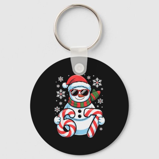 67 Meme Sneeuwman Brainrot Grappig Kerst Kinderen Sleutelhanger (Voorkant)