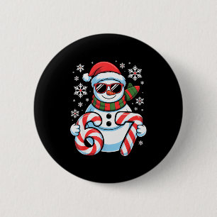 67 Meme Sneeuwman Brainrot Grappig Kerstmis Kinder Ronde Button 5,7 Cm