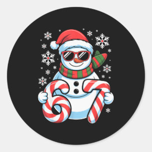 67 Meme Sneeuwman Hersenspinsels Grappig Kerst Kin Ronde Sticker