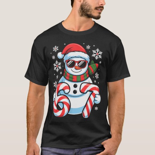 67 Meme Snowman Brainrot Funny Christmas Kids Boys T-shirt (Voorkant)