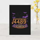 67 Meme Square Root 4489 Slang Math Halloween Cost Kaart (Gele Bloem)