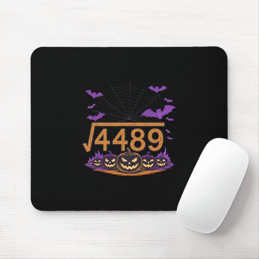 67 Meme Square Root 4489 Slang Math Halloween Cost Muismat (Met muis)