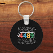 67 Meme Square Root 4489 Slang Six Seven Math Teac Sleutelhanger (Voorkant)