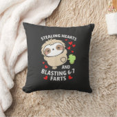 67 Meme Steelt Hartjes Valentijnsdag Luiaard Kinde Kussen (Deken)