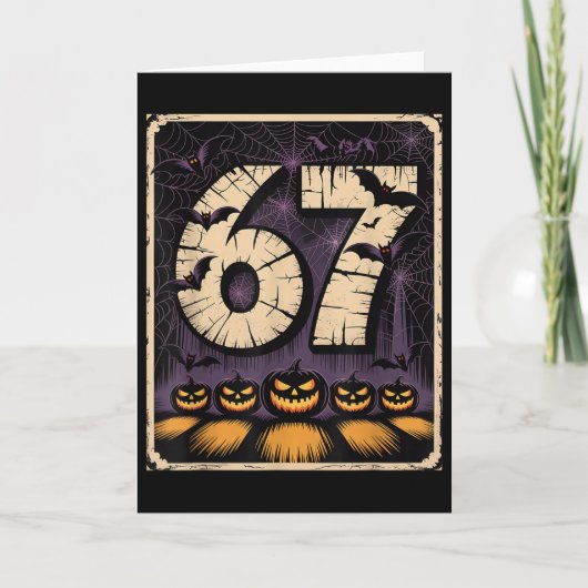 67 Meme T-shirt  Kaart (Voorkant)