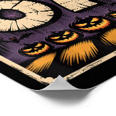 67 Meme T-shirt _ Zes Zeven Grappig Halloween-ontw Poster (Hoek)