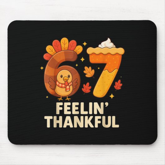 67 Meme Thanksgiving Day Kerstmis Grappige Feestda Muismat (Voorkant)