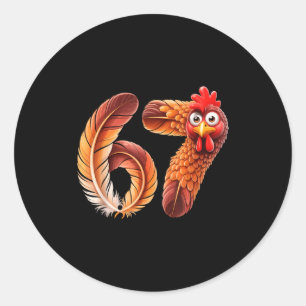 67 Meme Thanksgiving Turkey Day Grappige Feestdag Ronde Sticker