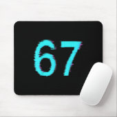 67 Meme Trending Gen Z Alpha Zes Zeven 6 7 Muismat (Met muis)