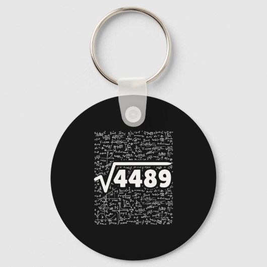 67 Meme Vierkantswortel 4489 Doe De Wiskunde Leuk  Sleutelhanger (Voorkant)