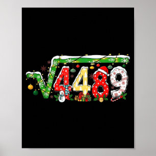67 Meme Vierkantswortel 4489 Kerstmis Familie Matc Poster