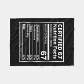 67 Meme voedingsfeiten Grappig - Six Seven Gen Alp Fleece Deken (Voorkant (Horizontaal))