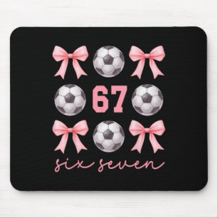 67 Meme Voetbal Moeder Zus Coquette Strikken Roze  Muismat