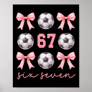 67 Meme Voetbalmoeder Zus Coquette Strikken Roze M Poster