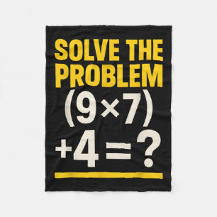67 Meme Wiskunde Docent Grappige School 6-7 Brain Fleece Deken