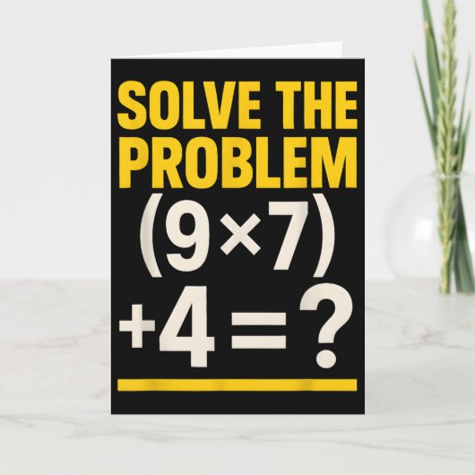 67 Meme Wiskunde Docent Grappige School 6-7 Brain Kaart (Voorkant)