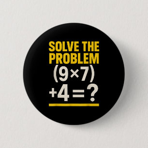 67 Meme Wiskunde Docent Grappige School 6-7 Brain  Ronde Button 5,7 Cm