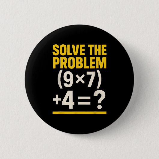 67 Meme Wiskunde Docent Grappige School 6-7 Brain Ronde Button 5,7 Cm (Voorkant)