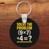 67 Meme Wiskunde Docent Grappige School 6-7 Brain Sleutelhanger (Voorkant)