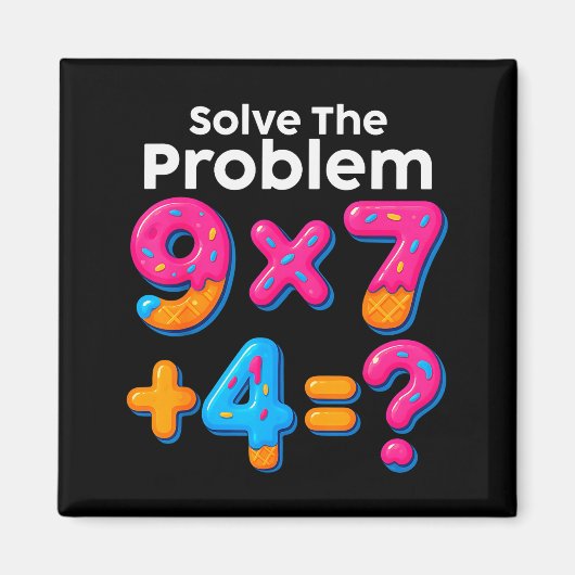 67 Meme Wiskunde Docent Ijs Drip 6 7 Brainrot S Magneet (Voorkant)