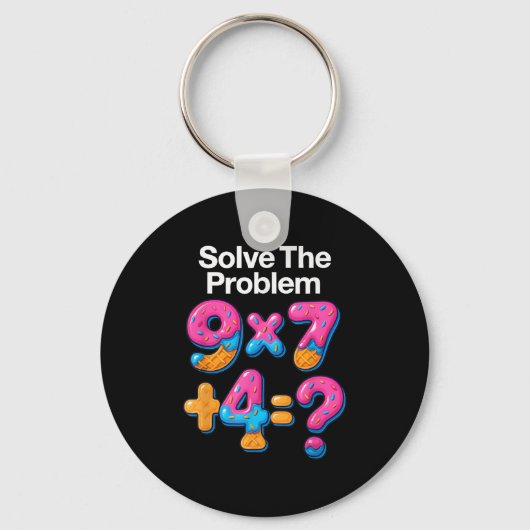 67 Meme Wiskunde Docent Ijs Drip 6 7 Brainrot S Sleutelhanger (Voorkant)