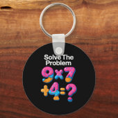 67 Meme Wiskunde Docent Ijs Drip 6 7 Brainrot S Sleutelhanger (Voorkant)