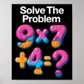 67 Meme Wiskunde Docent Ijs Druppel 6 7 Brainrot S Poster (Voorkant)