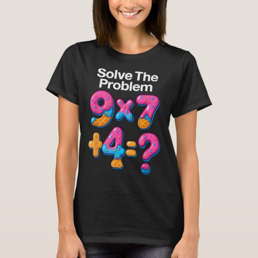 67 Meme Wiskunde Docent Ijs Druppel 6 7 Brainrot S T-shirt (Voorkant)